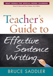teacher's guide to effective sentence writing