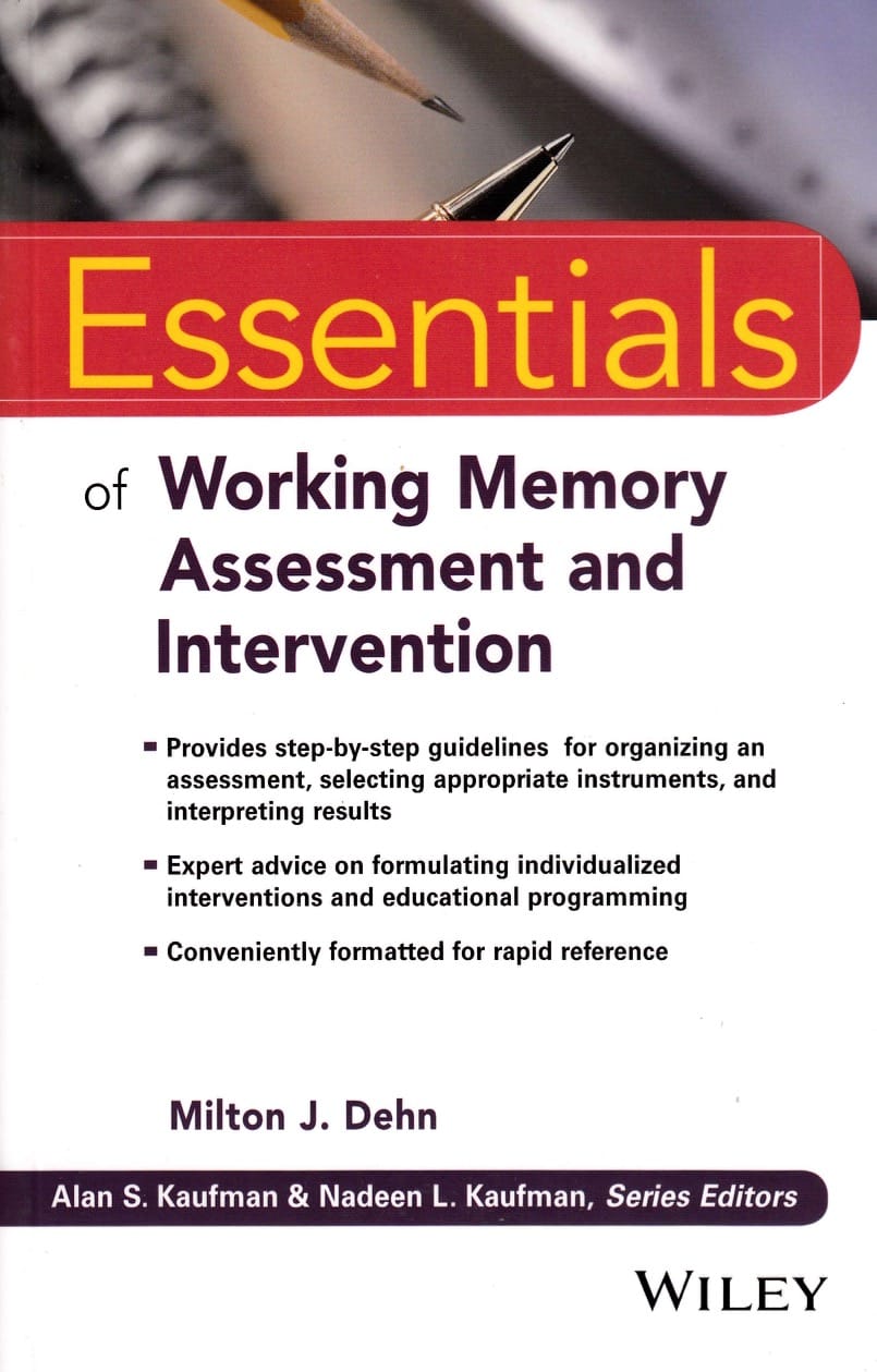 Essentials of Working Memory Assessment and Interv Silvereye