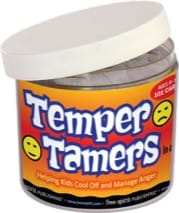 temper tamers in a jar