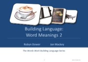 building language - word meanings 2
