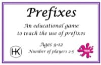 prefixes card game