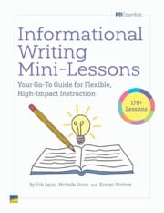 informational writing mini lessons