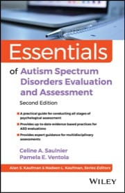 essentials of autism spectrum disorders evaluation and assessment