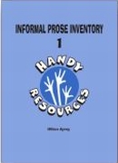 informal prose inventory book 1