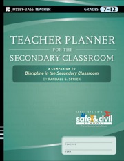 teacher planner for the secondary classroom