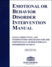 emotional or behavioural disorder intervention manual