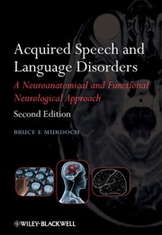 acquired speech and language disorders, 2ed