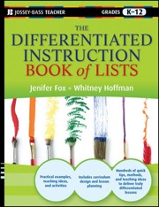 the differentiated instruction book of lists