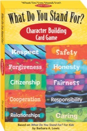 what do you stand for? character building card game