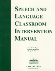 speech and language classroom intervention manual