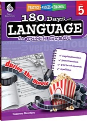 180 days of language for fifth grade