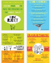 how rude! poster set