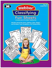webber classifying fun sheets book