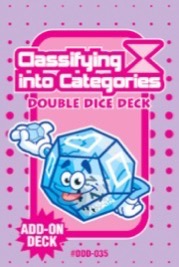 classifying into categories double dice add-on deck