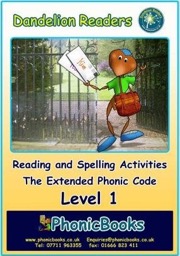 dandelion readers, level 1 reading & spelling activities