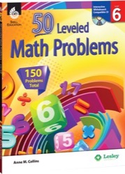 50 leveled math problems level 6