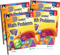 50 Leveled Math Problems Set