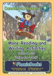dandelion readers, set 2 units 11-20 more reading & writing activities