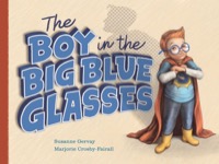 boy in the big blue glasses
