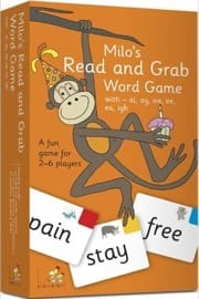 milo's read and grab word game 5, orange