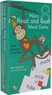 milo's read and grab word game 8, emerald