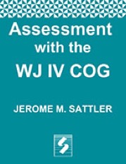 Assessment with the WJ IV COG