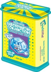 subordinating conjunctions double dice deck