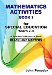 mathematics activities book 1 for special education