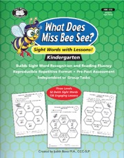 what does miss bee see? kindergarten