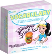 balancing language burger - vocabulary companion cards