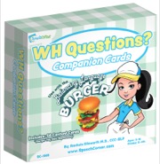 Balancing Language Burger - WH Questions? Companion Cards