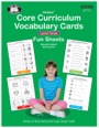 webber core curriculum vocabulary cards fun sheets, level three