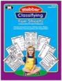webber classifying fun sheets book
