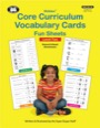 webber® core curriculum vocabulary cards fun sheets, level two